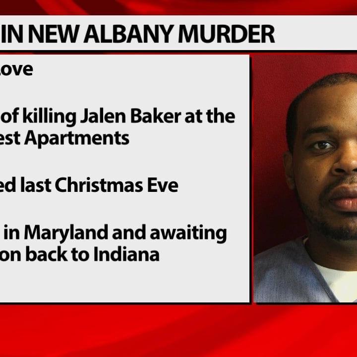 Louisville man arrested in Maryland for fatal shooting last Christmas Eve in New Albany
